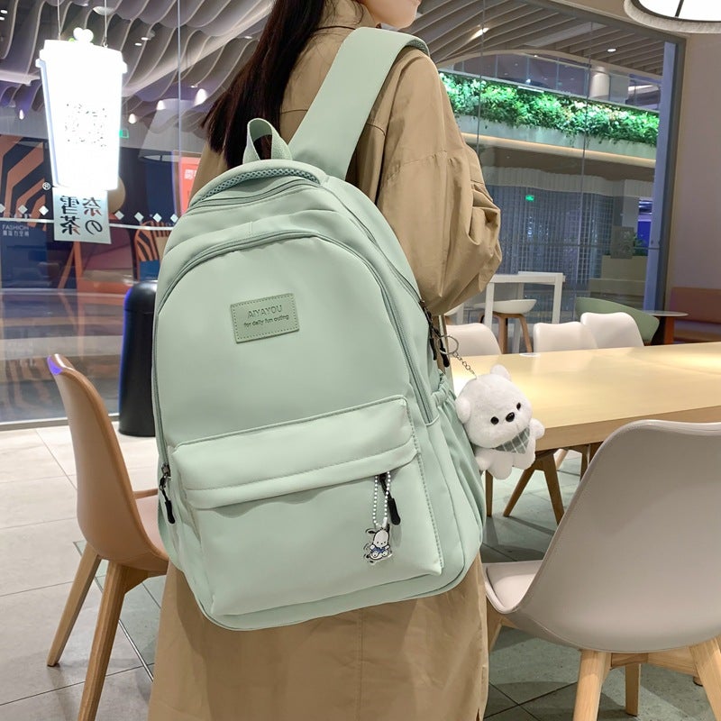 Men'S Computer Travel Backpack, Casual And Versatile Campus Style Backpack, Women'S Large-Capacity High School Student Junior High School Student School Bag - Image 4